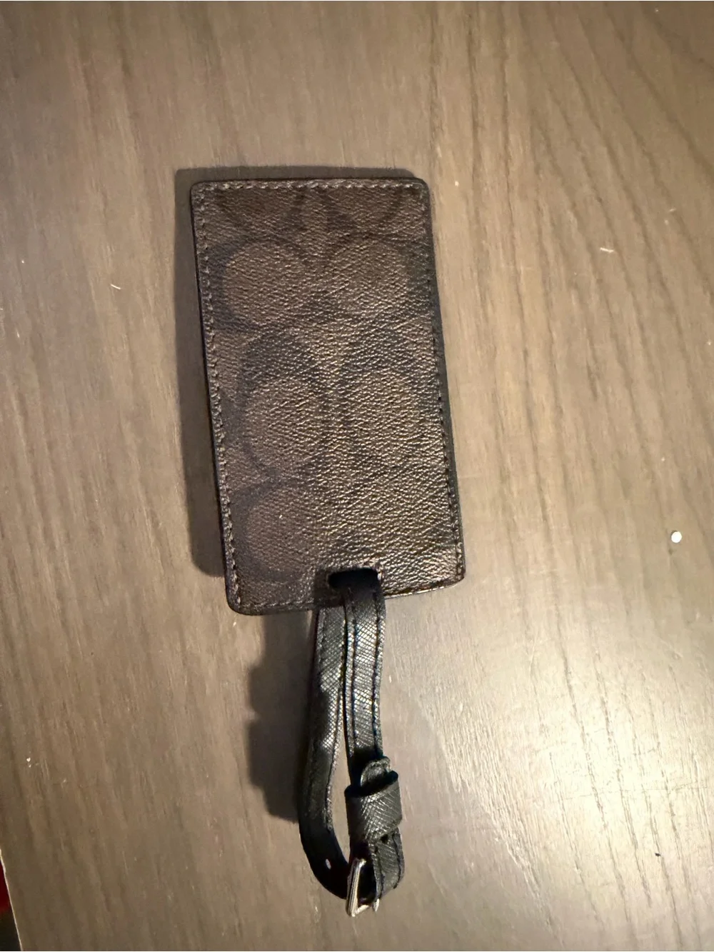Coach Luggage Tag